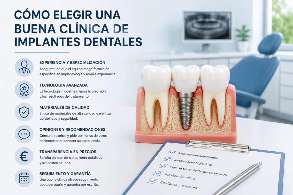 clínica de implantes dentales