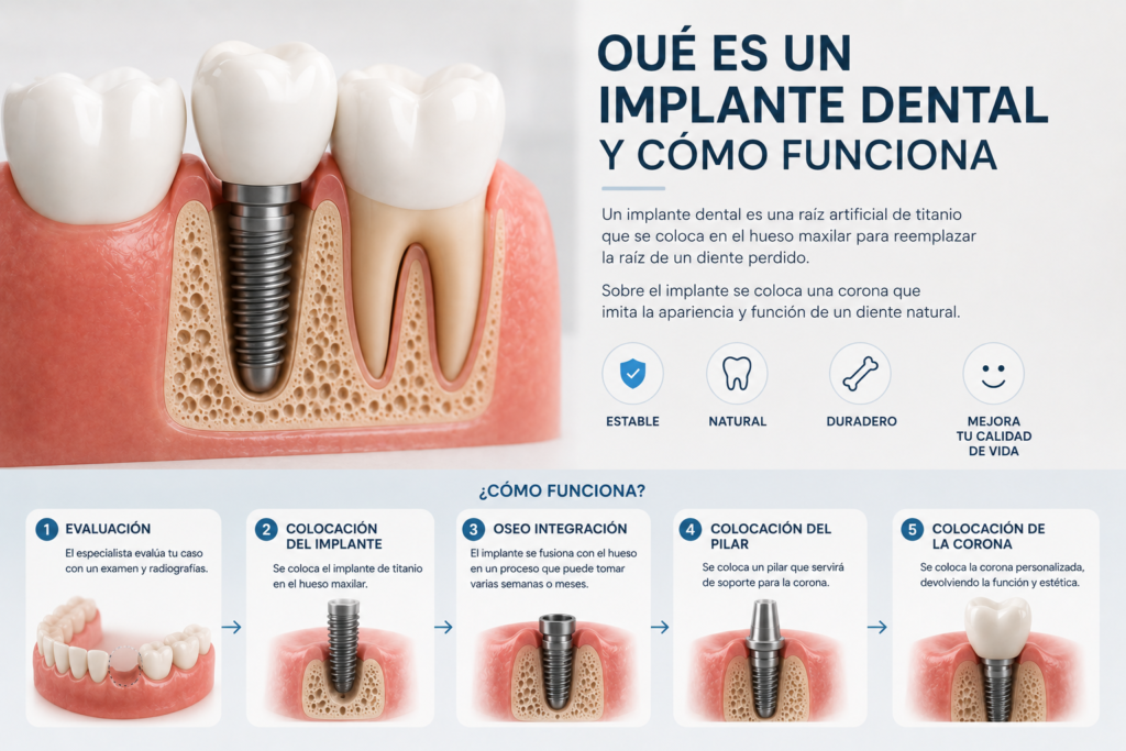 qué es un implante dental