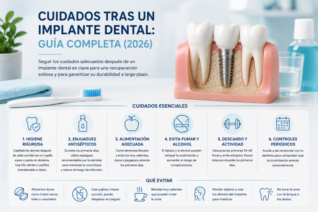 Cuidados implante dental
